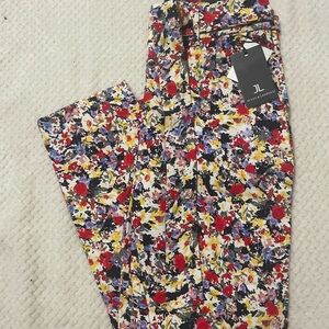 Jules & Leopold Multicolor Floral Pants with functional pockets!